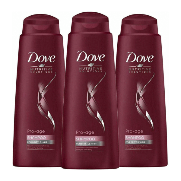 3 Pack of 400ml Dove Nutritive Solutions Pro Age Shampoo
