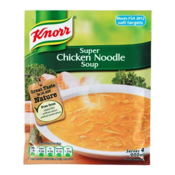Super Chicken Noodle Dry Soup 51g Case of 12
